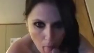 Best friend cums in my wifes mouth