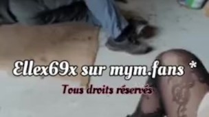 Je suce mon mecano et me couvre le visage de sperme