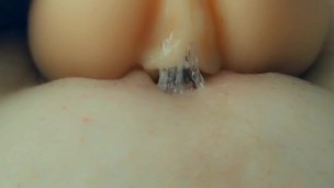 NOT JUST FOR BOYS! Perfect pussy MILF Dani-Rae Diamond fucks her pocket pussy replica